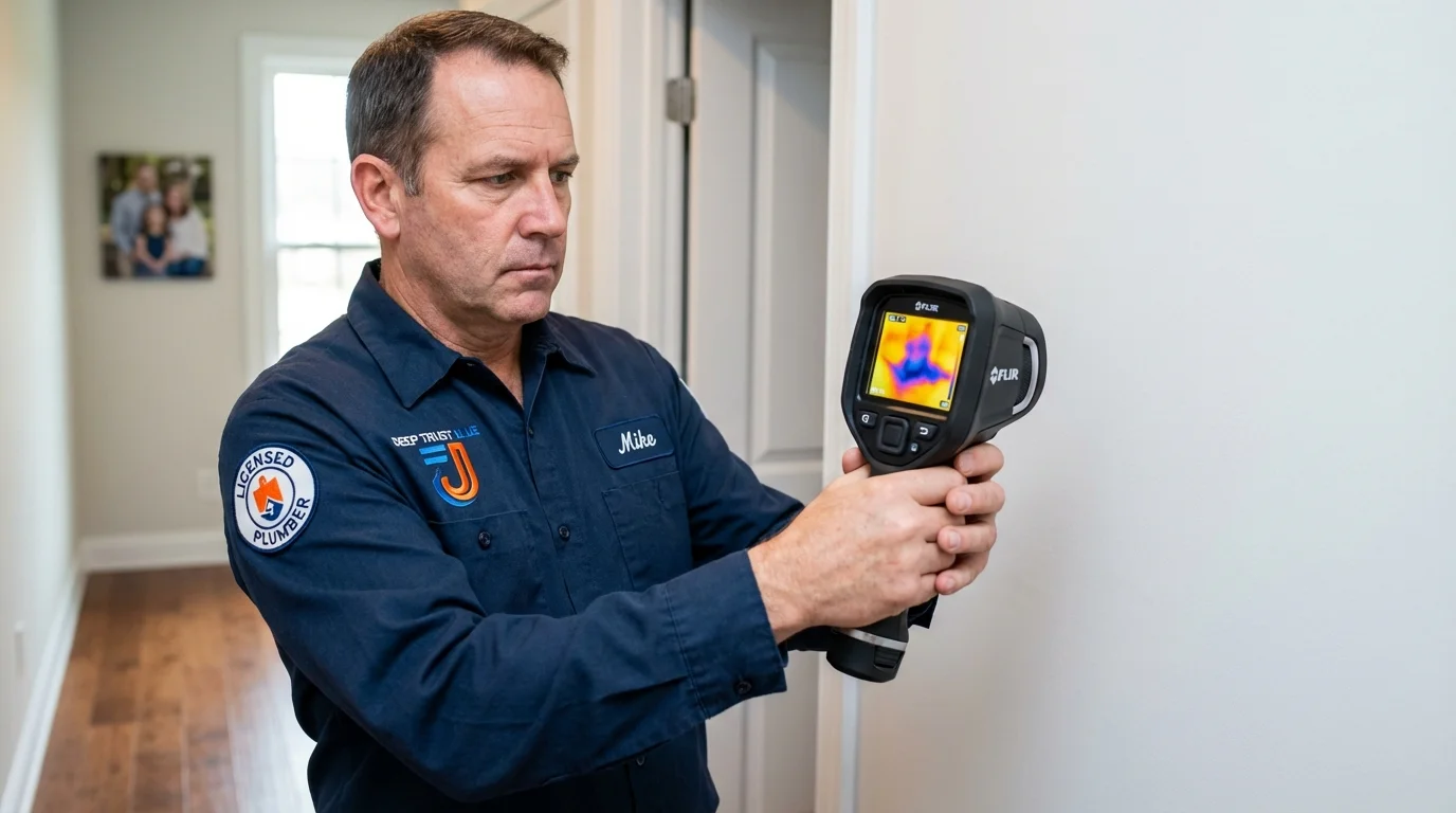 Thermal imaging leak detection by Johns Plumbing LLC in Perryopolis